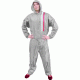 Paint Overall Coverall Grey Reusable M-XXL